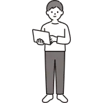 Man With Computer SVG Icon